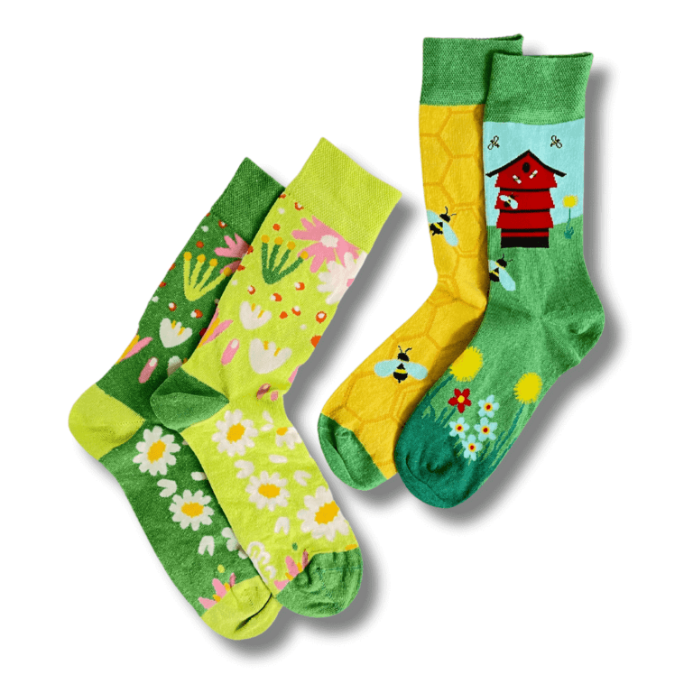 Vrolijke sokken van gerecycled katoen - For happy feet